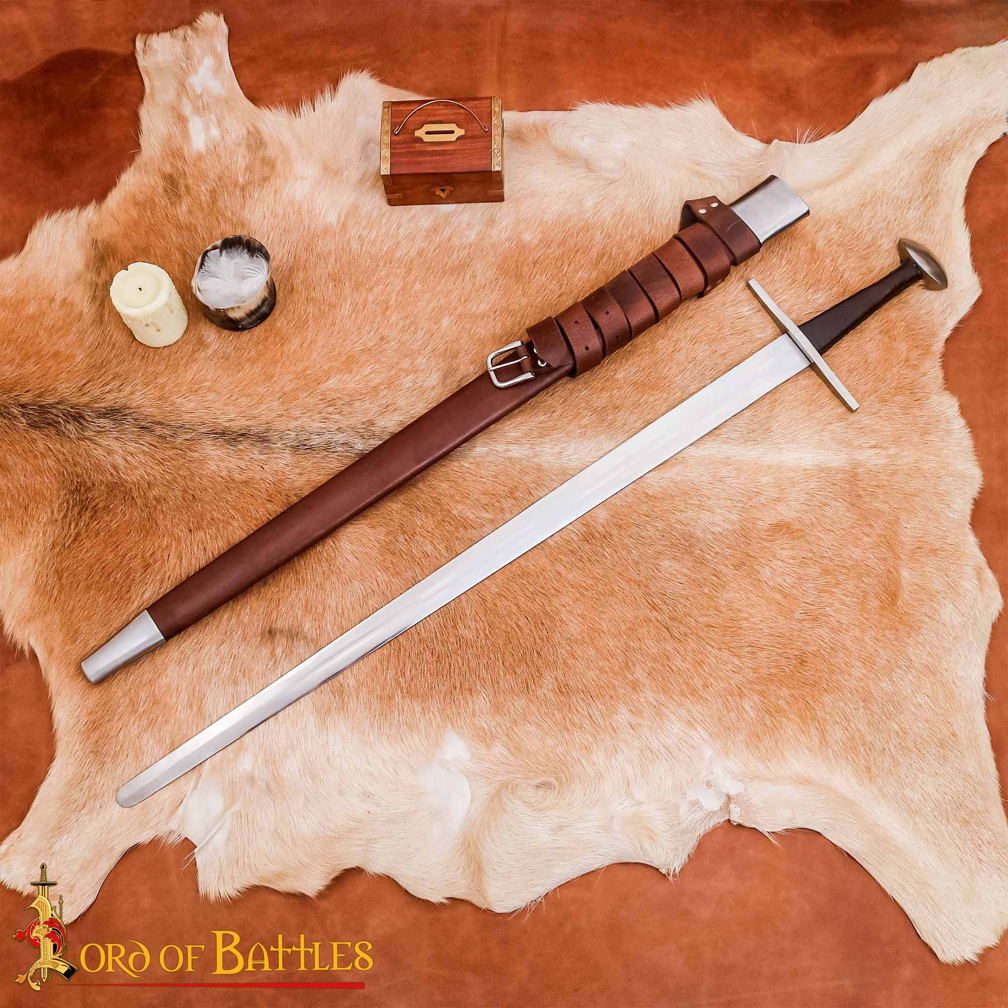 Espada Normanda Tipo XI Acero Templado con Vaina