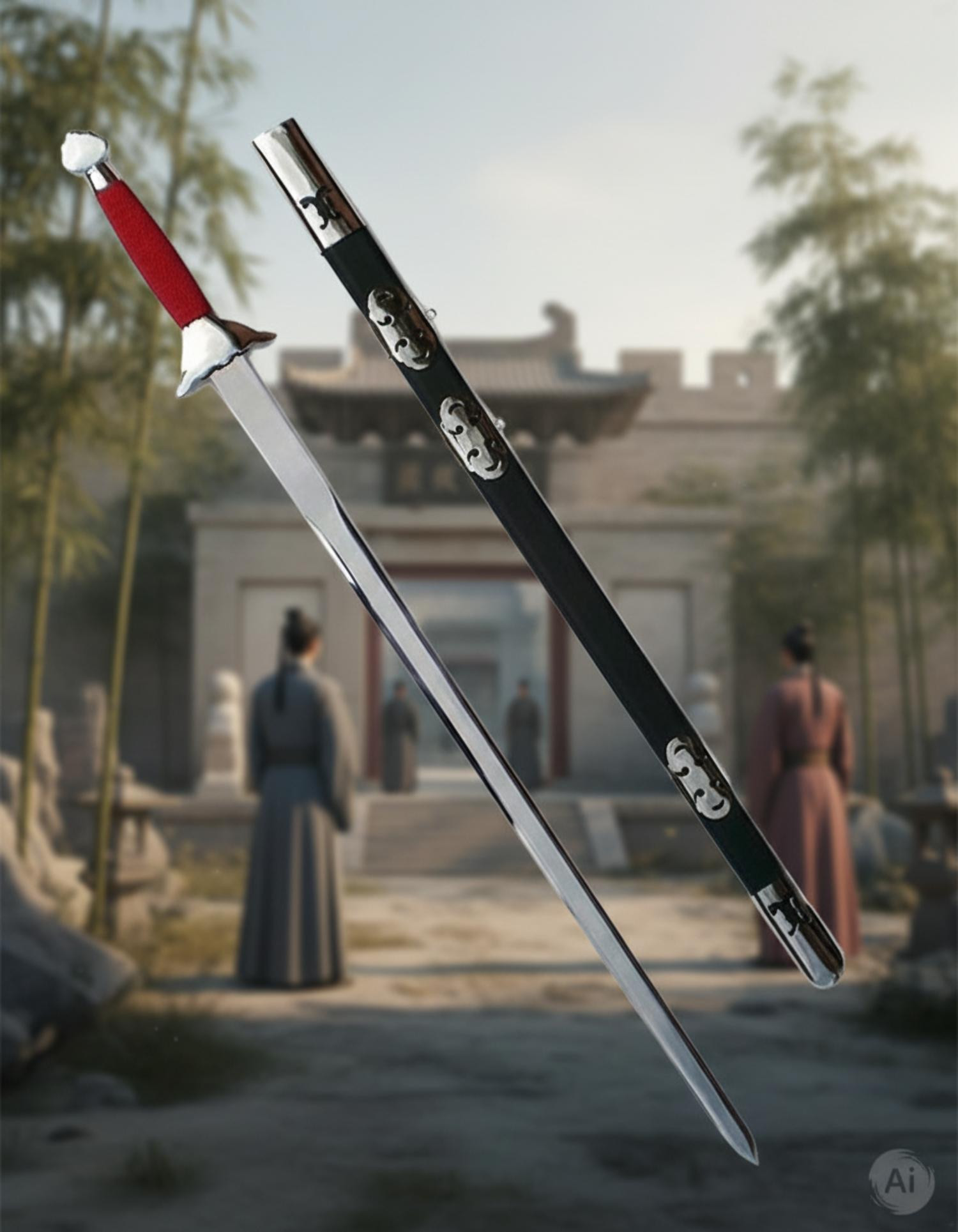 Espada Jian con vaina