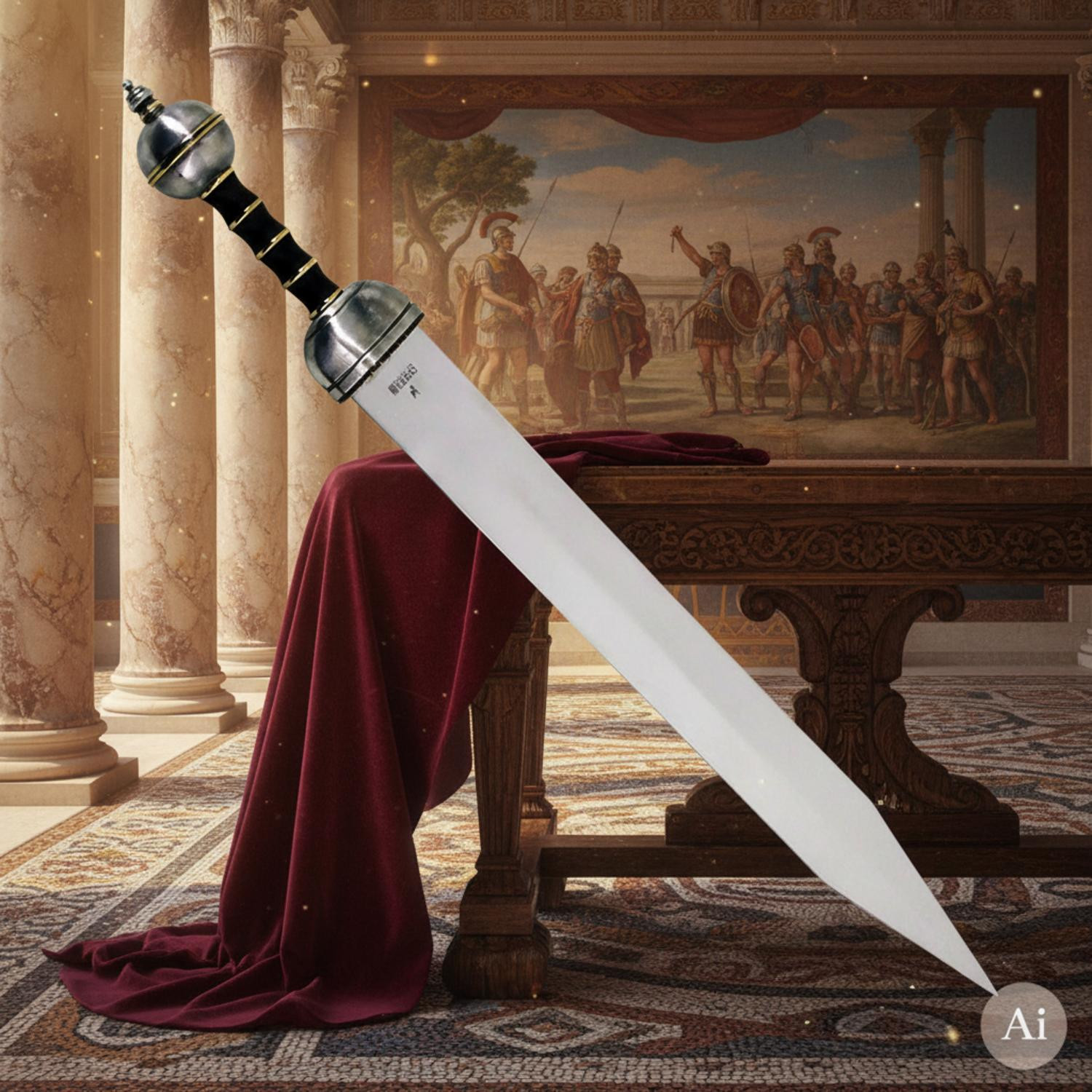 Espada artesanal Gladius Pompeii