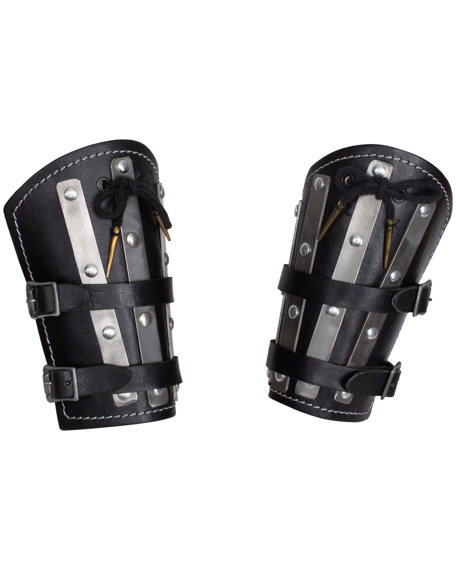 Brazaletes medievales modelo Strigo, color negro