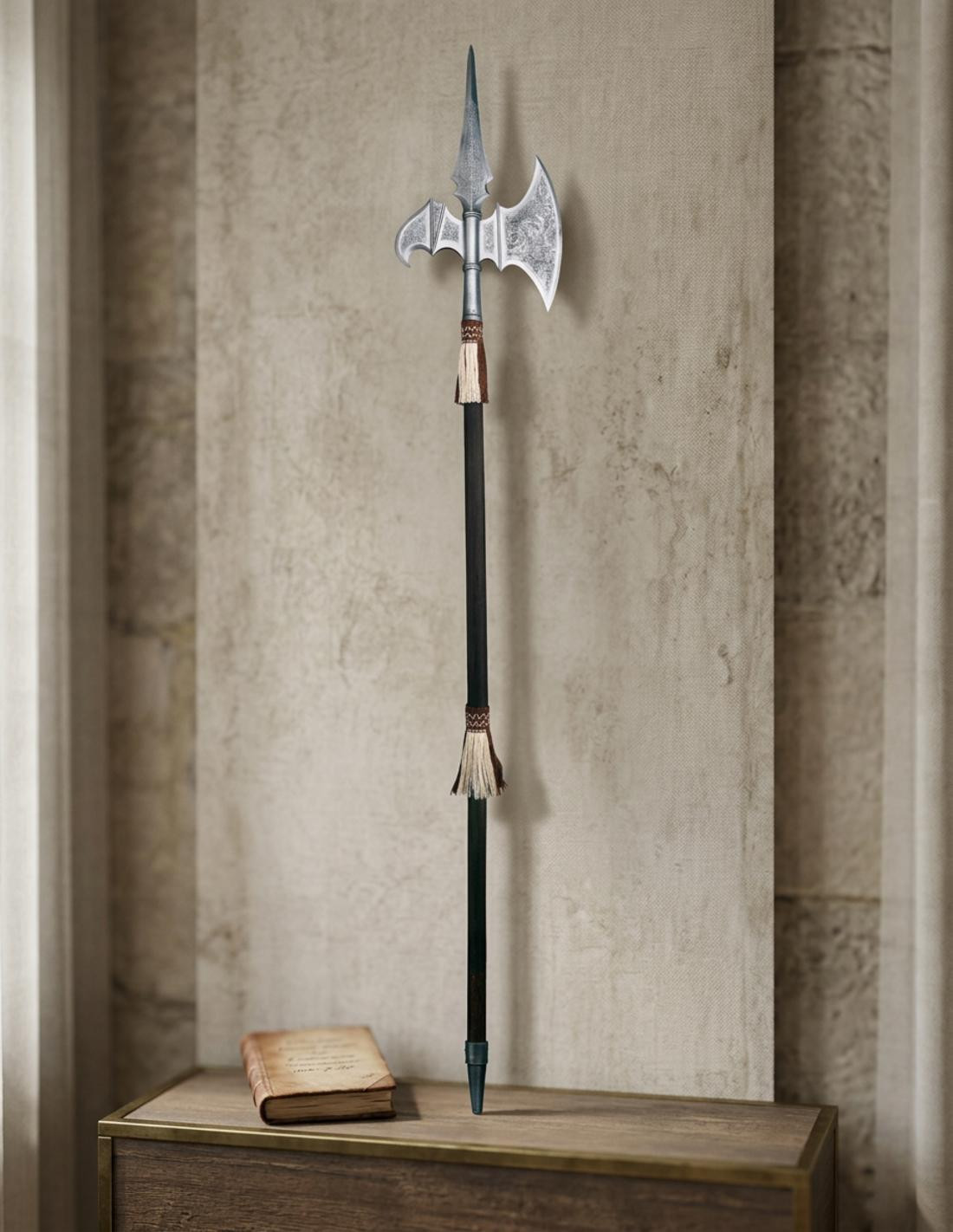 Alabarda medieval, siglo XIV (205 cms.)