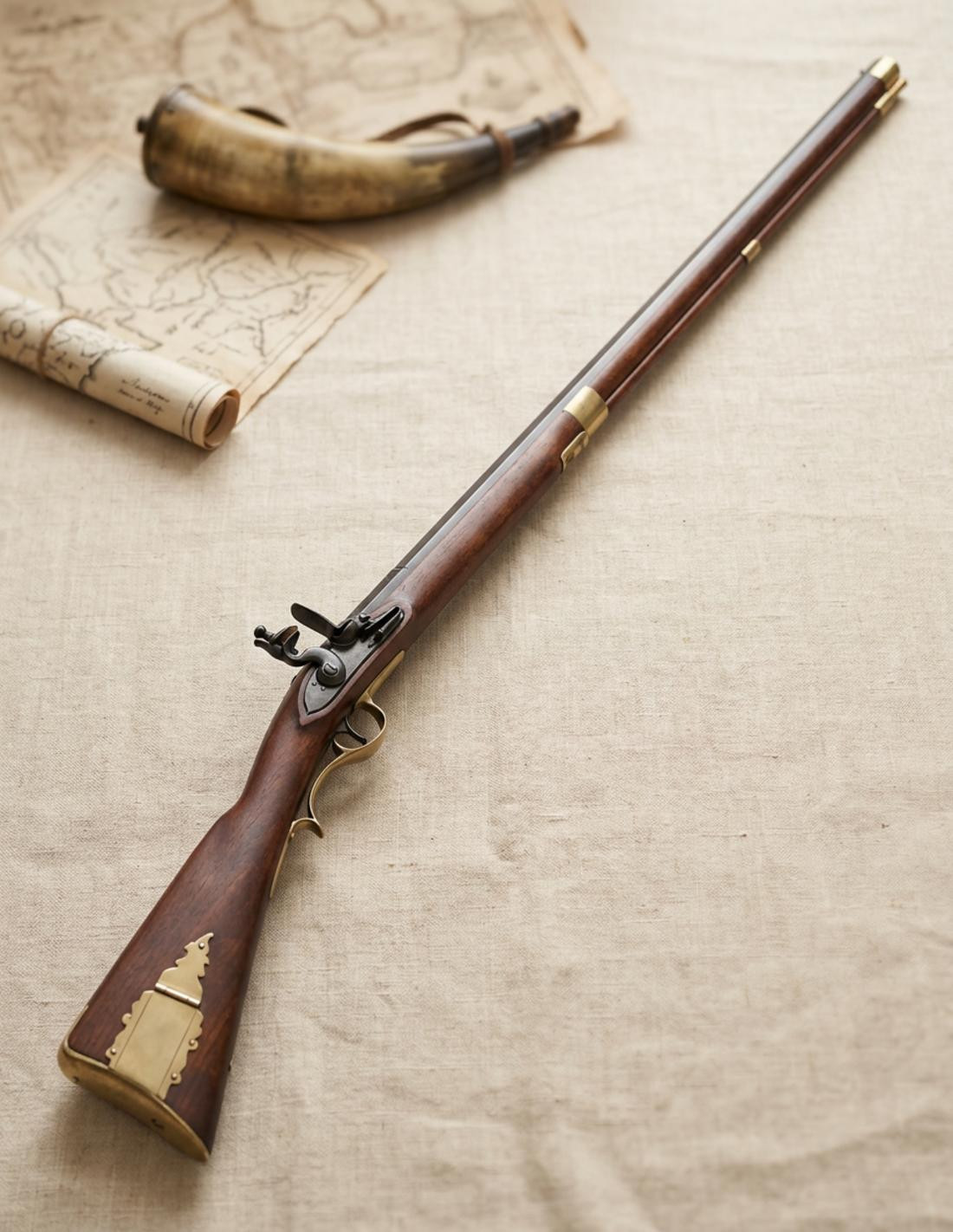 Rifle Kentucky largo, USA S.XIX