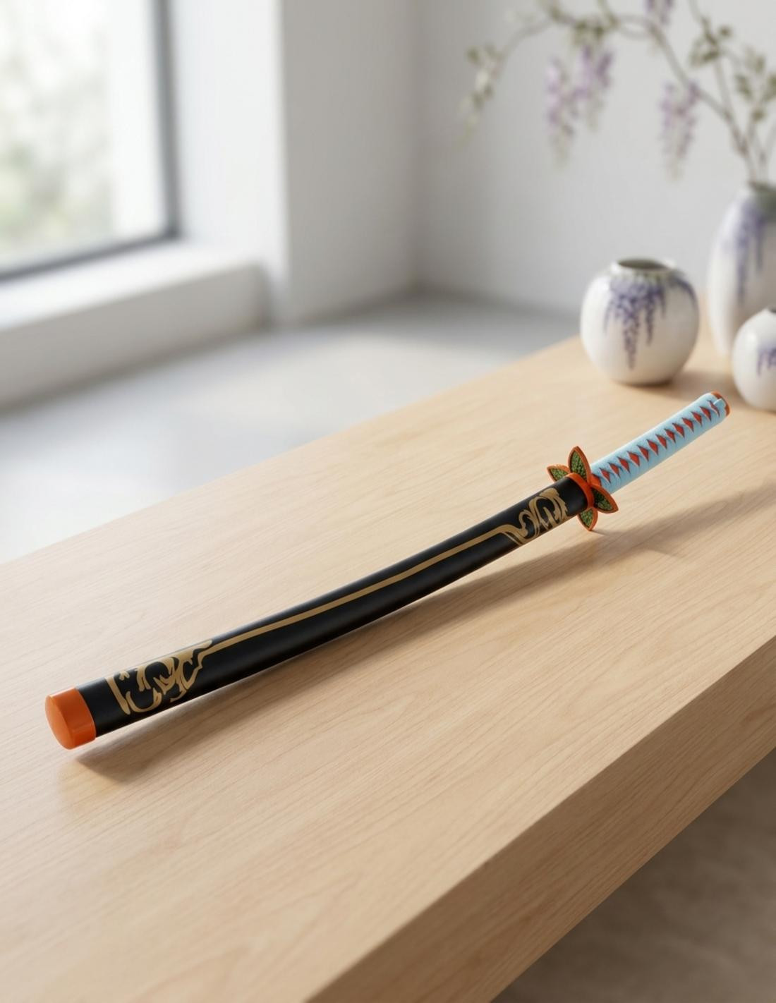 Katana Acero Shinobu Kocho Demon Slayer, 103 cm.