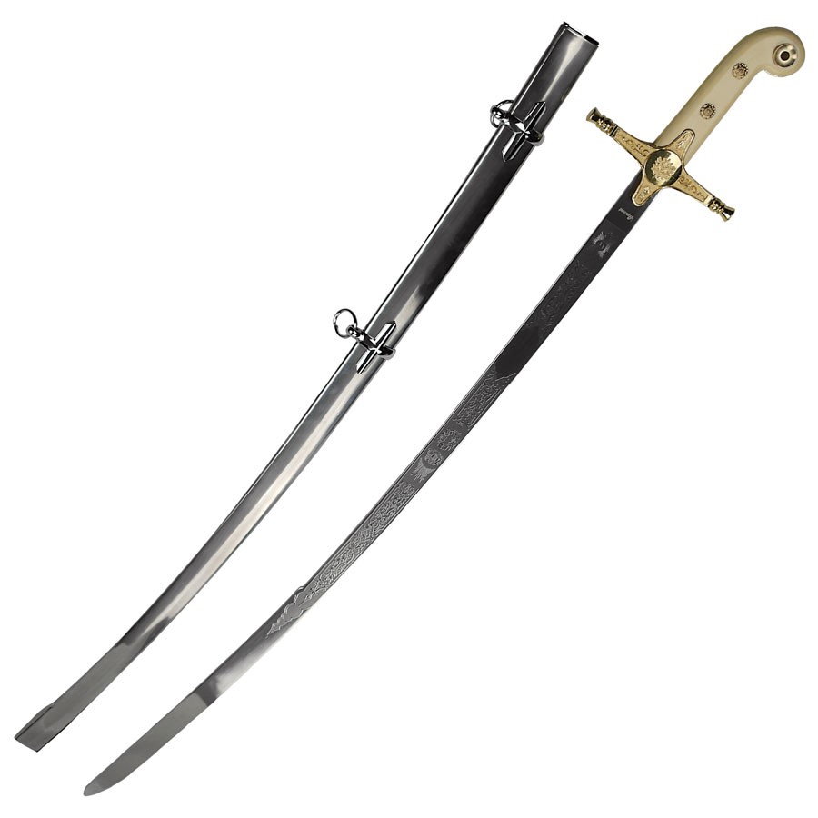 Sable americano con vaina metálica