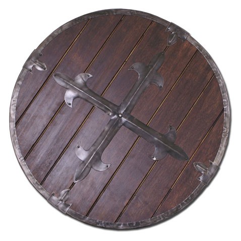 Escudo vikingo madera, 61 cms.