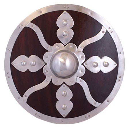 Escudo vikingo madera y acero