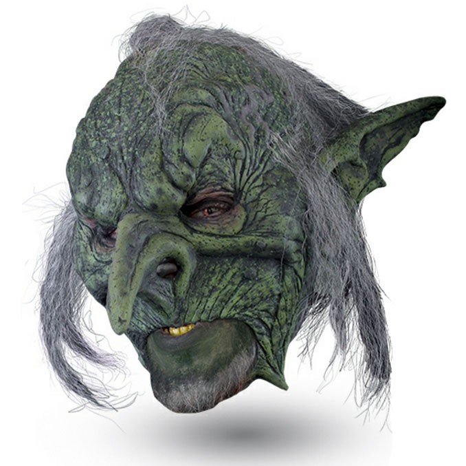 Máscara Goblin Overlord con pelo