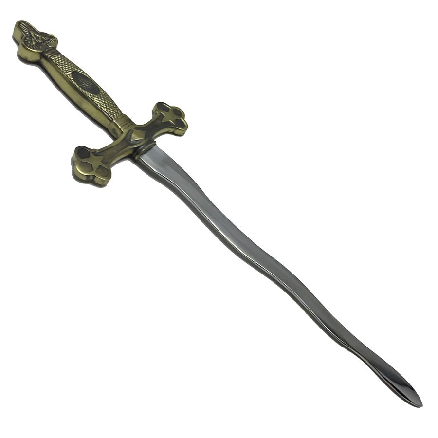 Abrecartas masónico flamígero