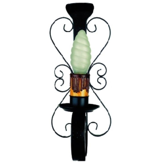 Aplique vela forja,  luz