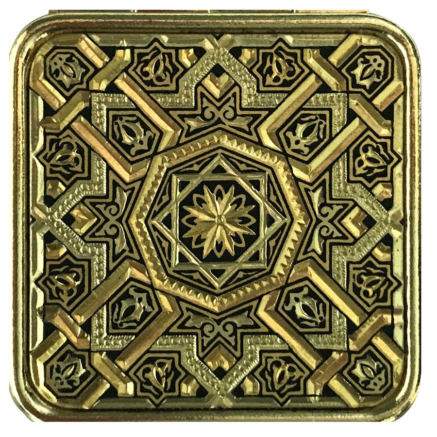 Pastillero Damasquinado cuadrado