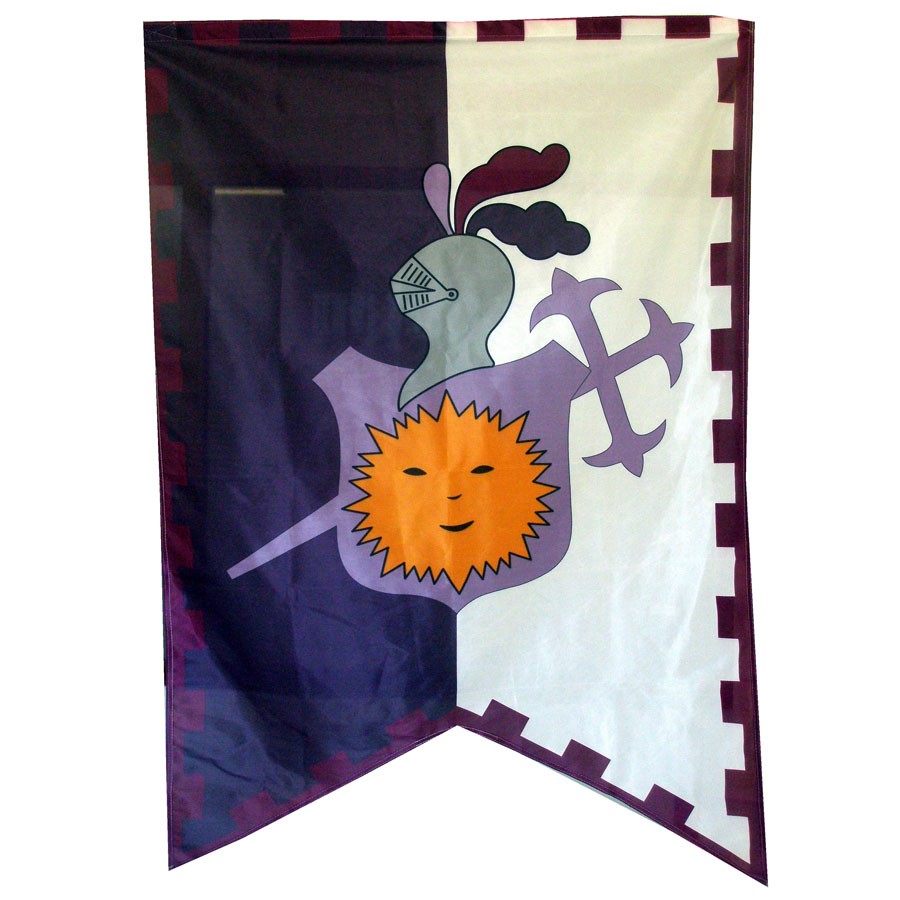 Estandarte medieval armadura (150x100 cms.)