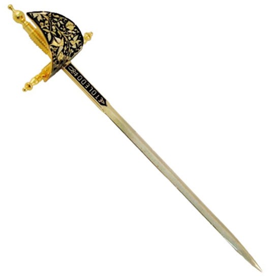 Abrecartas Renacimiento Damasquinado