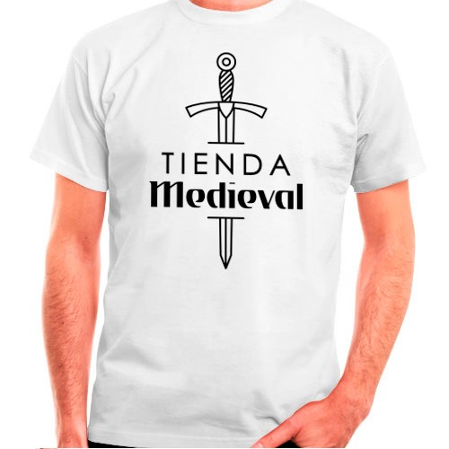 Camiseta Blanca de Tienda-Medieval