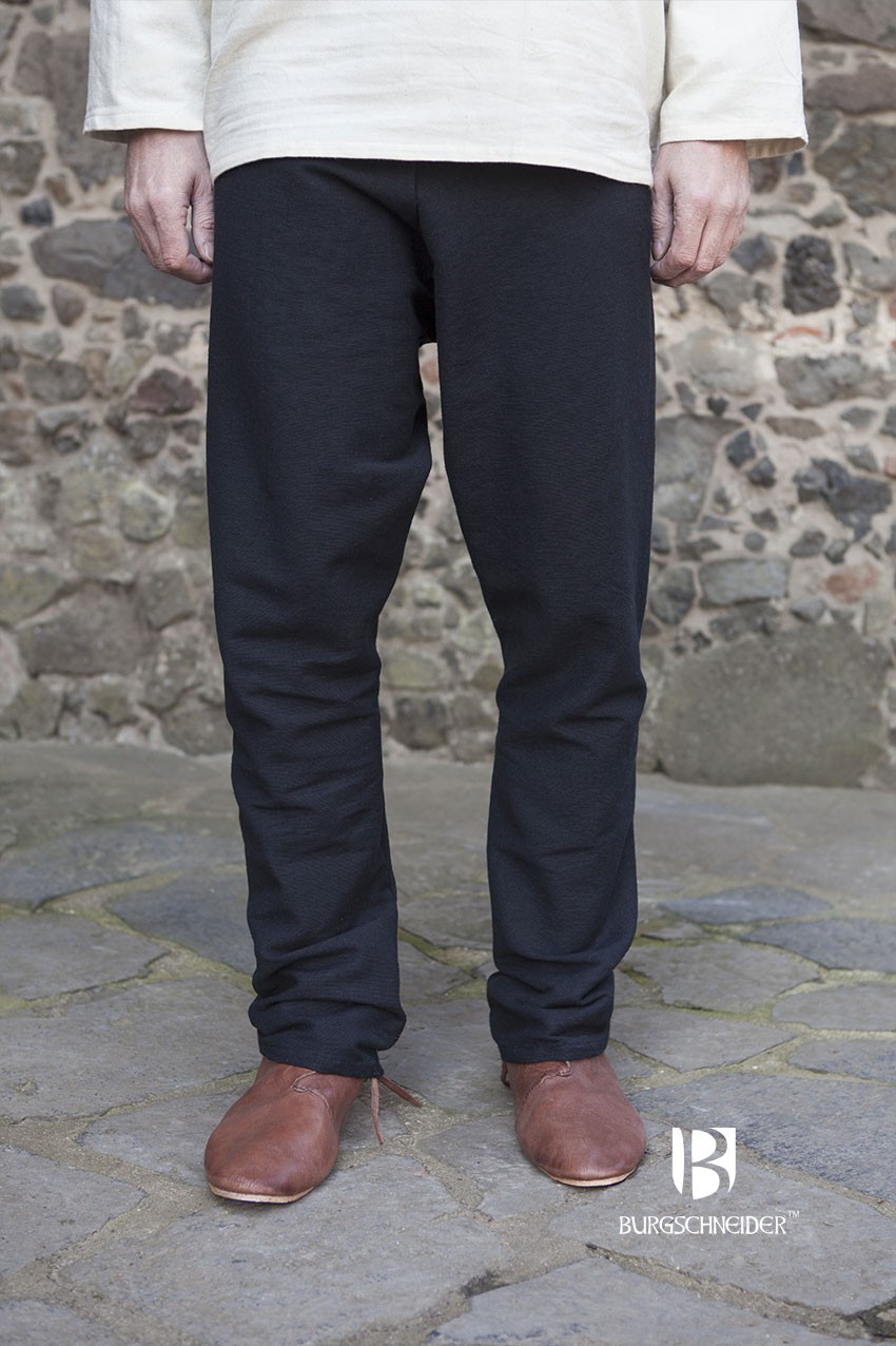 Pantalones medievales Ragnar, negro