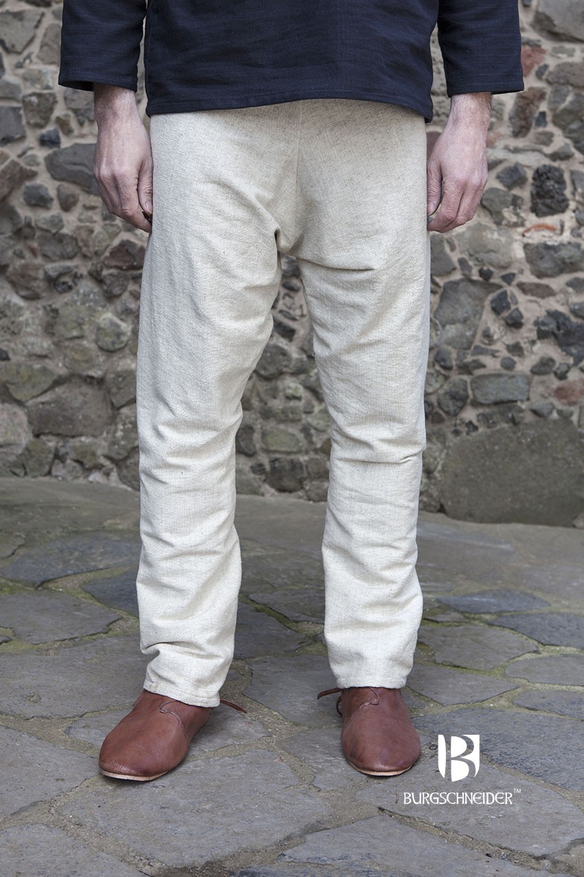 Pantalones medievales Ragnar, crema
