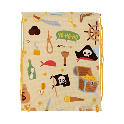 Mochila de cuerdas Piratas (34x42 cms.)