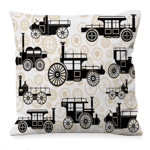 Cojín Diseño Steam Punk