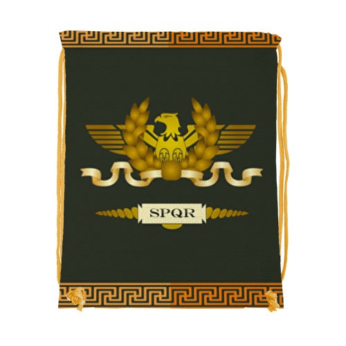 Mochila de cuerdas Legión Romana SPQR (34x42 cms.)