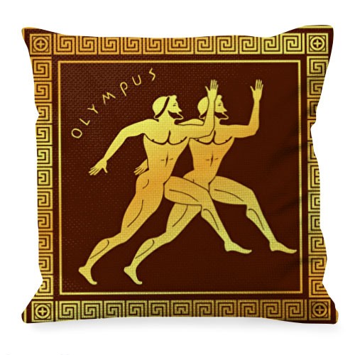 Cojín Olimpiadas Griegas, Atletismo