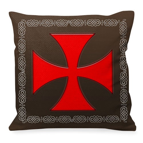 Cojín Cruz de Malta Caballeros Templarios