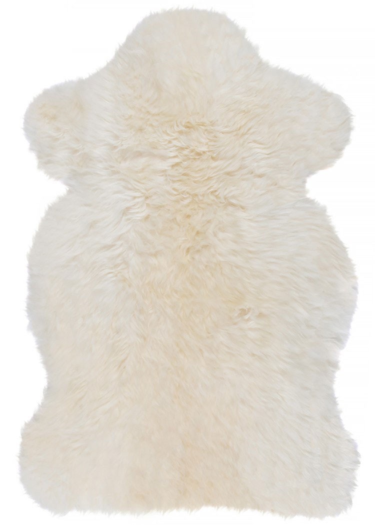 Piel de cordero blanca