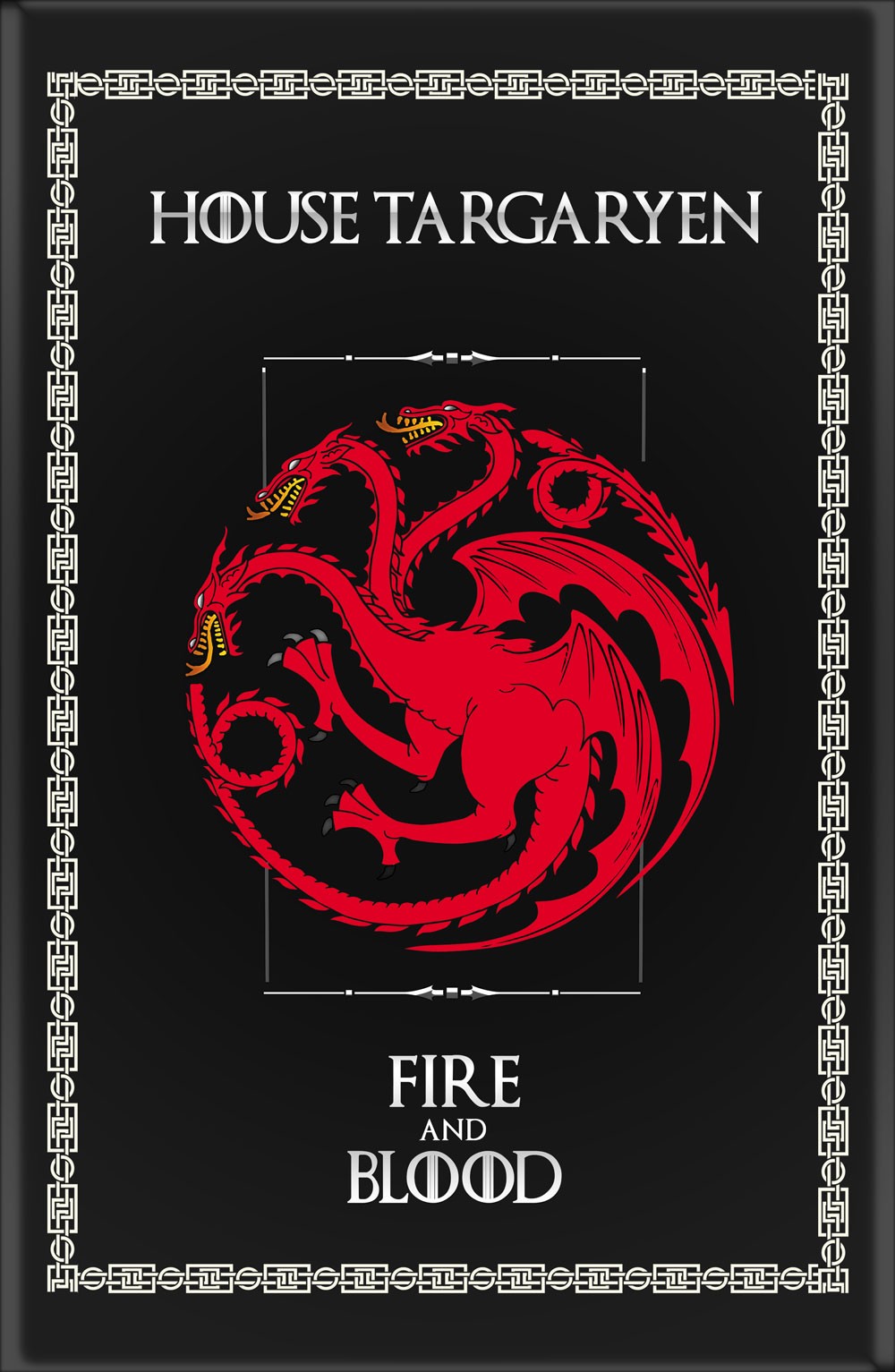 Estandarte Juego de Tronos House Targaryen (70x100 cms.)