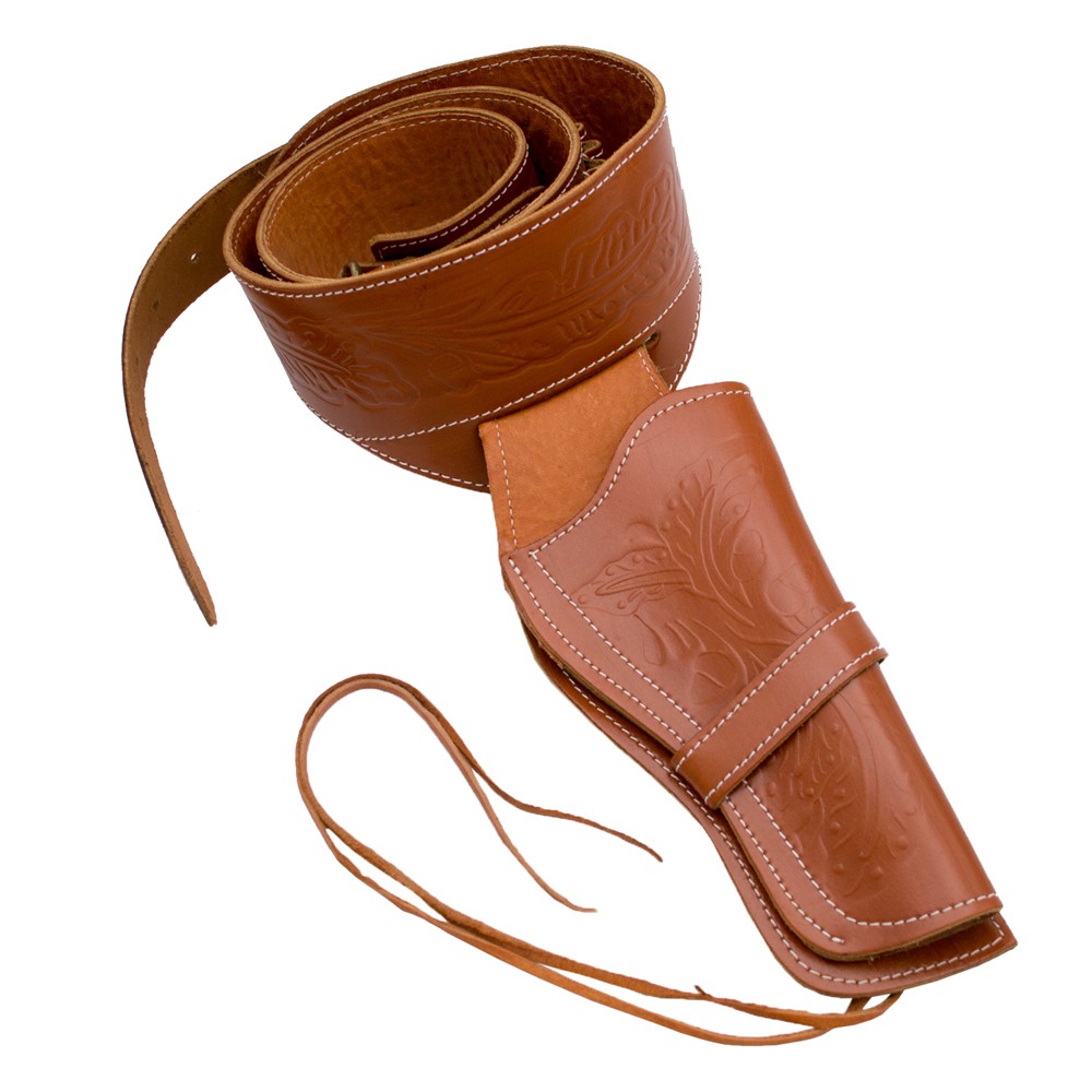 Cartuchera de piel para revólver