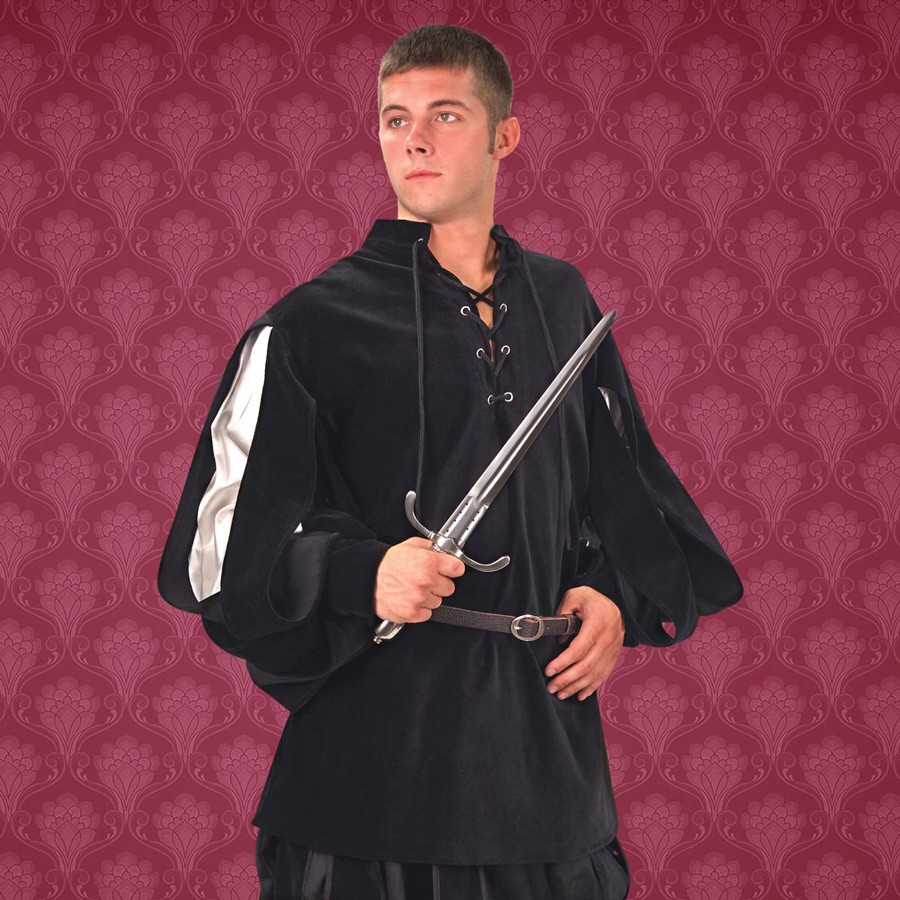 Camisa Renacentista Cavalier, terciopelo