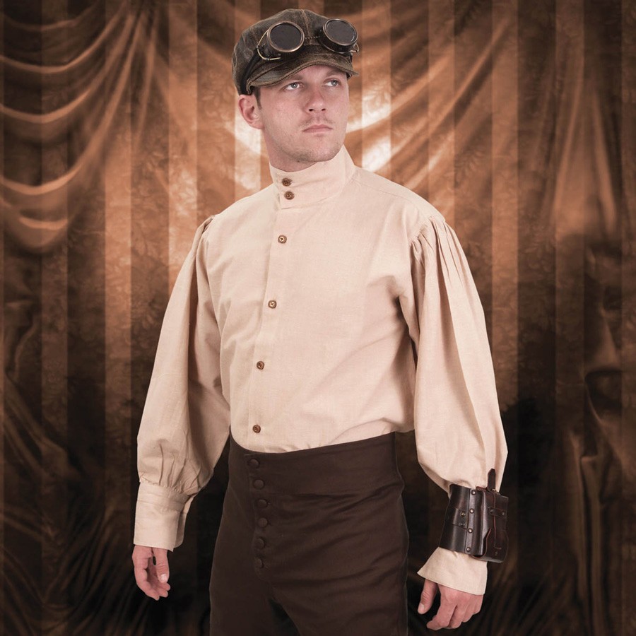 Camisa Ingeniero SteamPunk, algodón