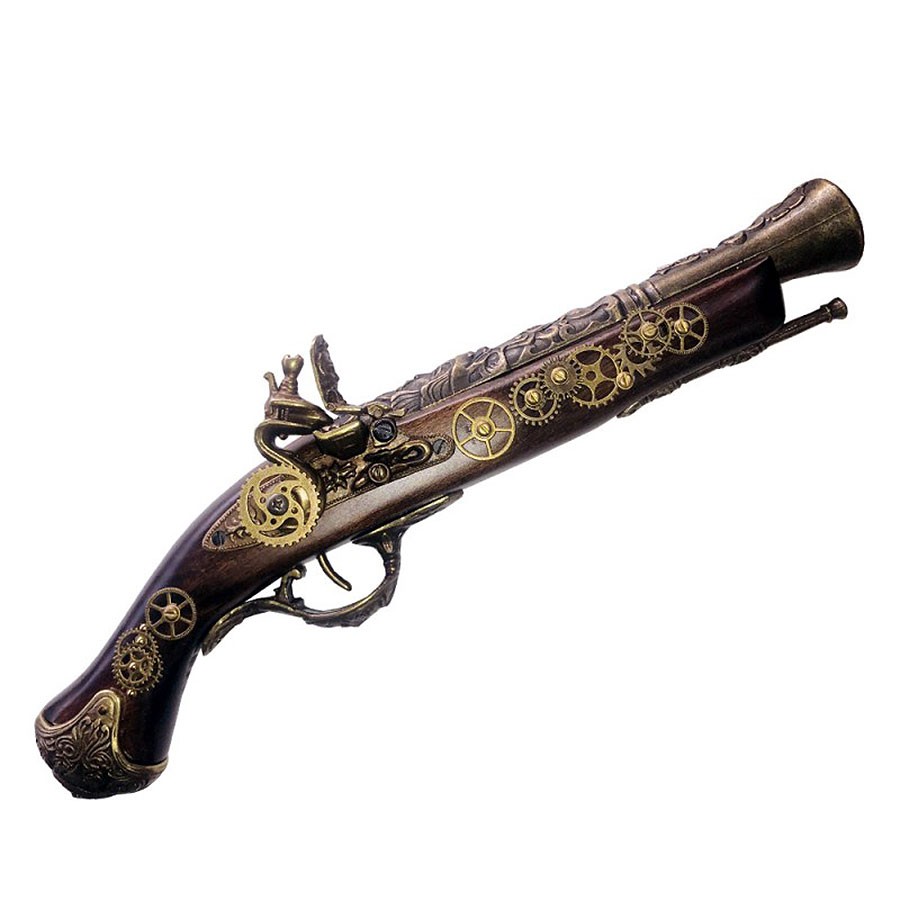 Pistola trabuco de pedernal, SteamPunk II