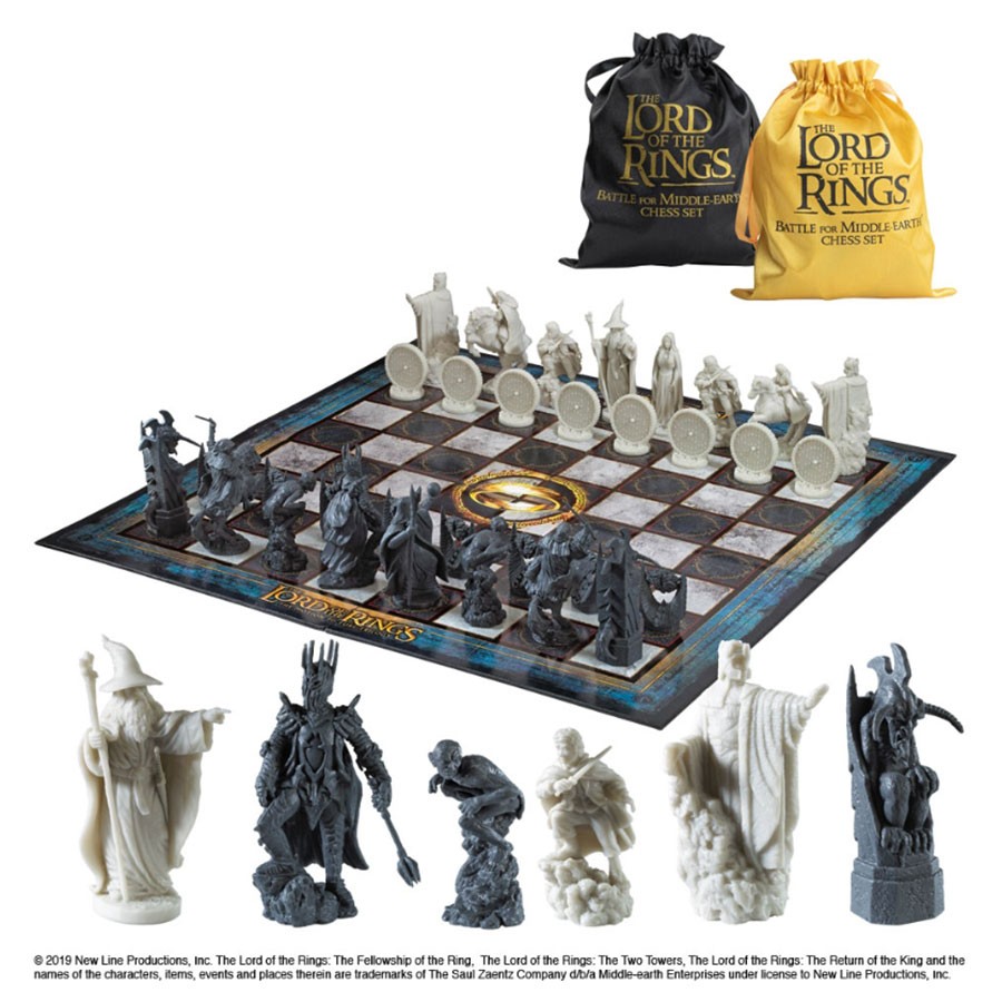 Ajedrez Batalla de la Tierra Mediela, El Señor de los Anillos