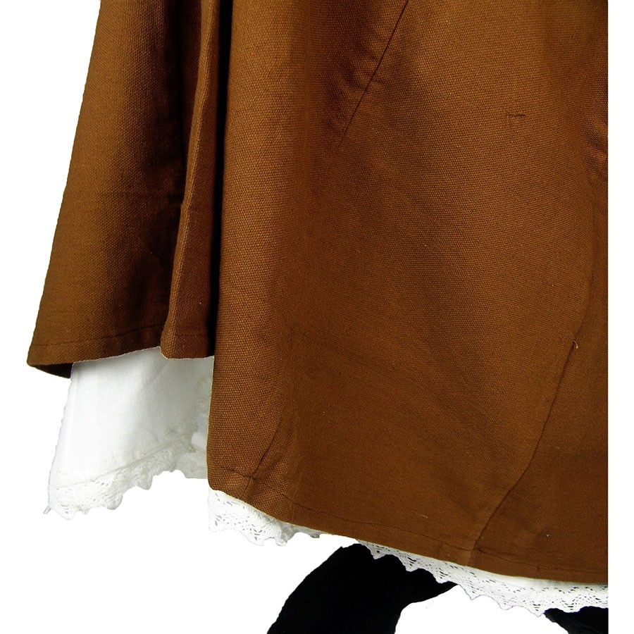 Enagua con volantes modelo Manon, blanco natural