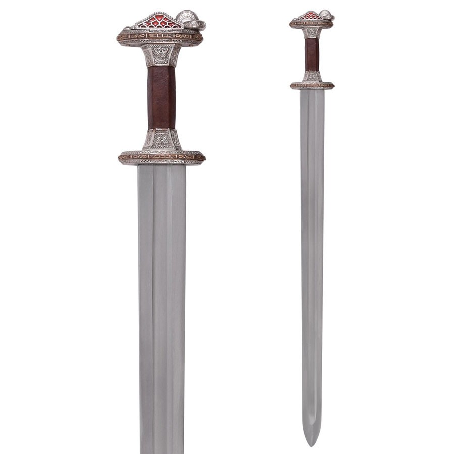 Espada sueca Era de Vendel, con vaina