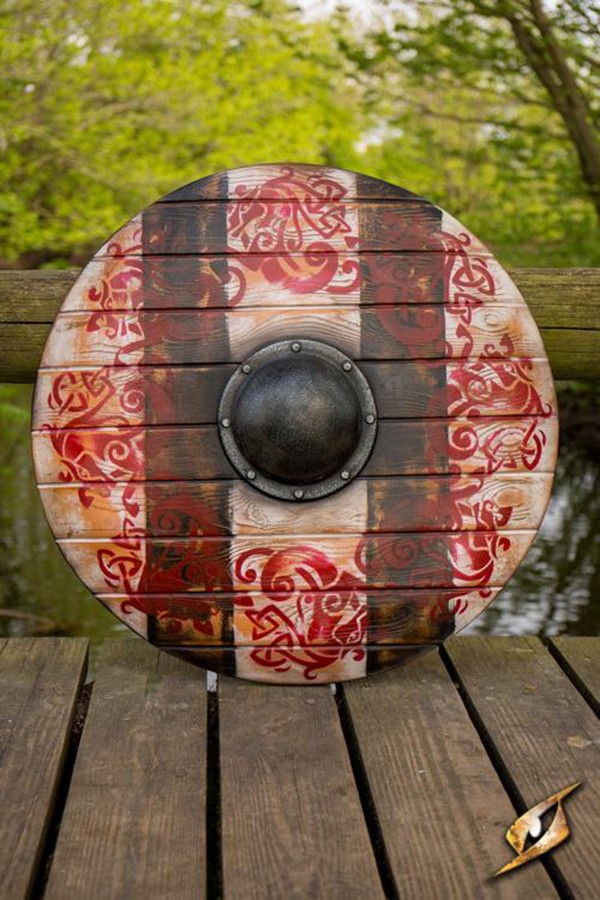 Escudo vikingo Iarla Sleipnir, 70 cm.