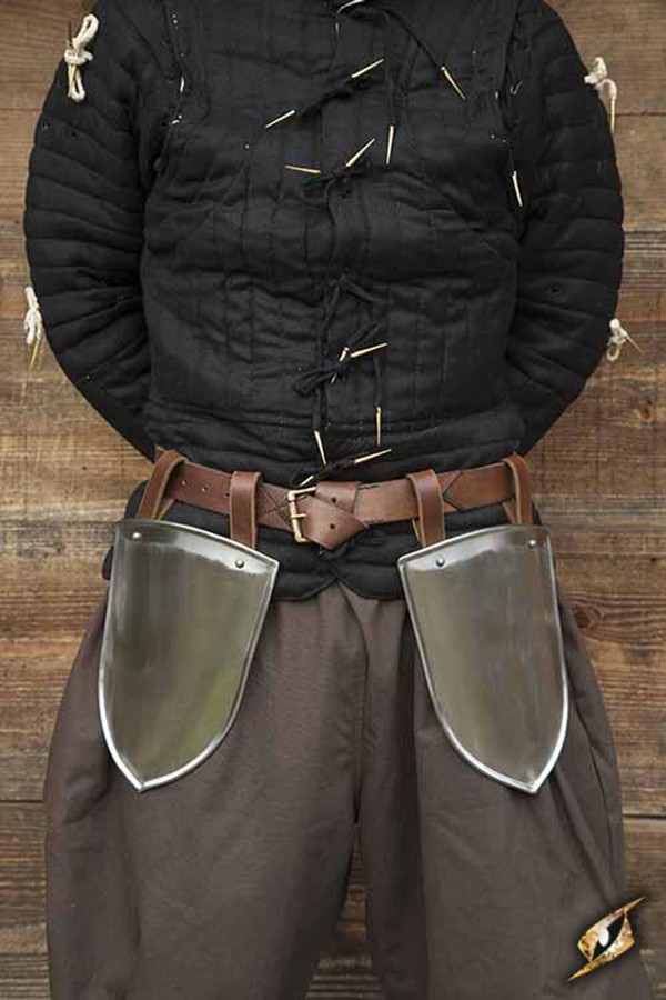 Escarcelas medievales de Escudero, acabado pulido