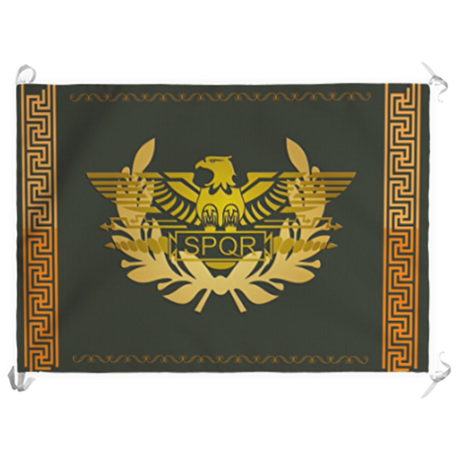 Estandarte Legion Romana SPQR apaisado (70x100 cms.)