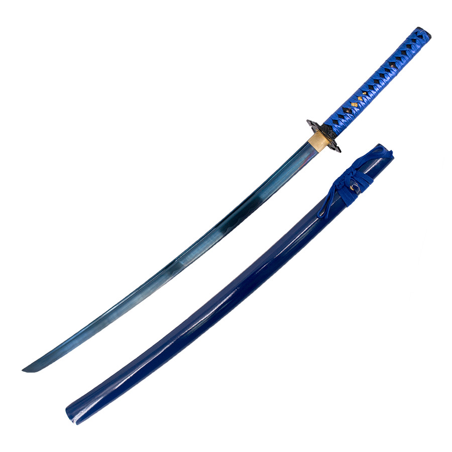 Katana de práctica básica color Azul con caja