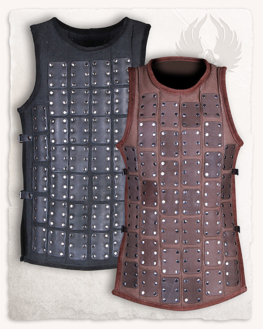 Brigantina medieval Lucas con placas remachadas