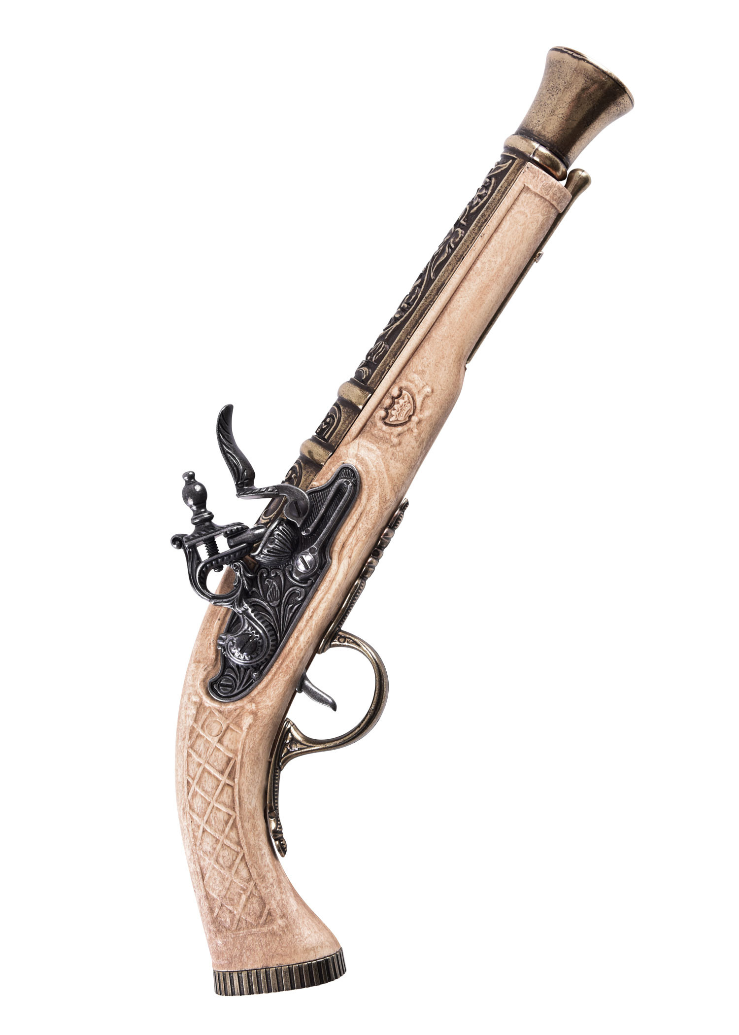 Pistola de duelo Espingole acabado marfil, siglo XVIII