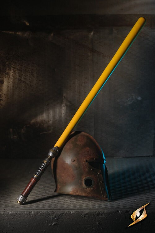 Espada Láser Heroica, color amarillo, 100 cm.