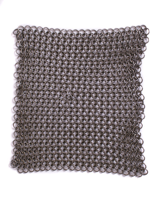 Cota de malla BTW de 20 x 20 cm, anillas ID 8 mm.