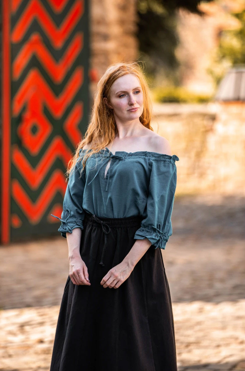 Blusa medieval para mujer