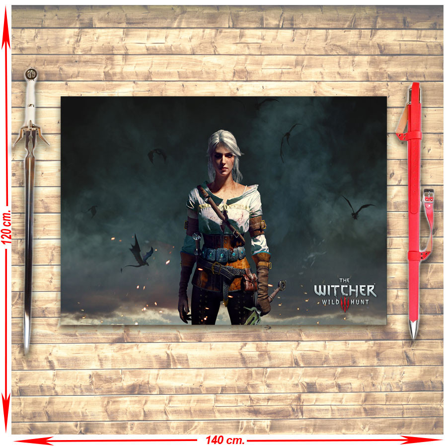 Pack Estandarte y Espada Ciri The Witcher Wild Hunt III
