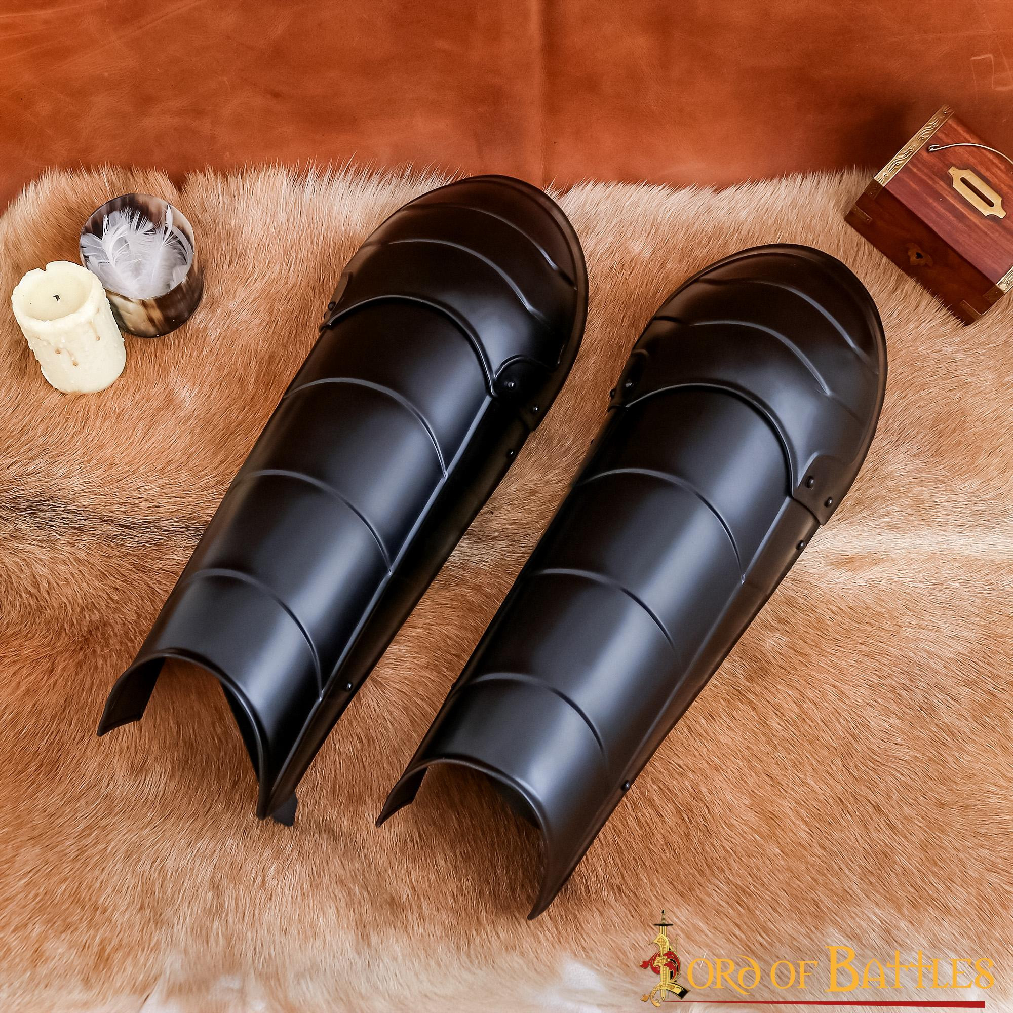 Grebas ennegrecidas Dark Knight con rodilleras