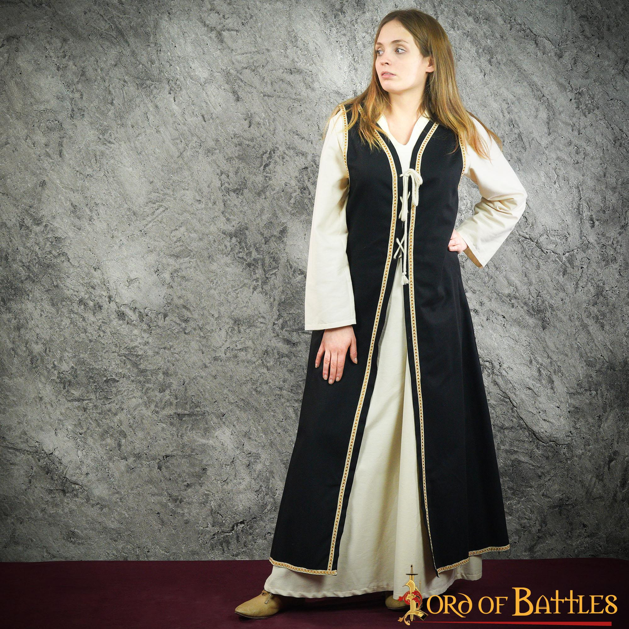 Brial Medieval Julietta en negro