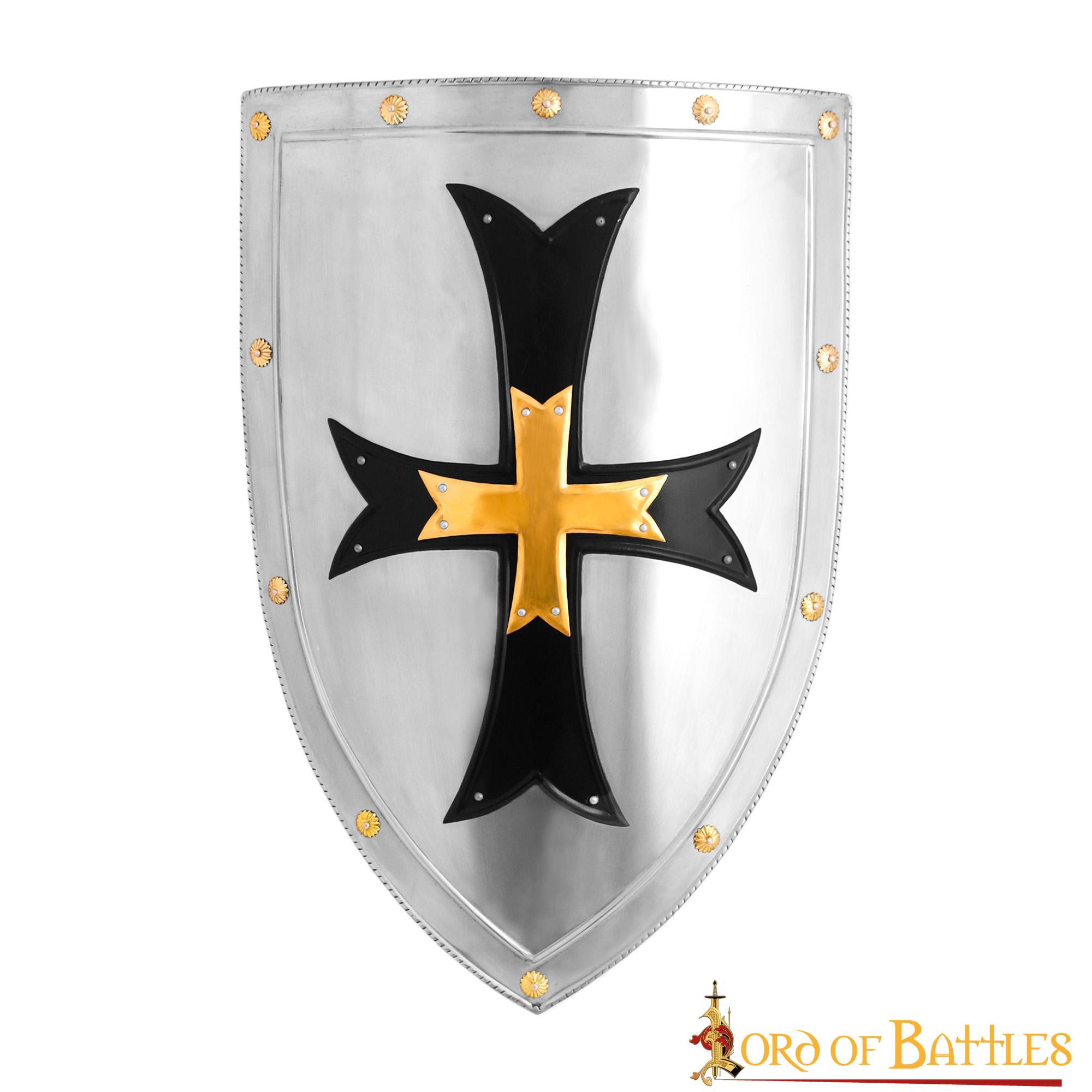 Escudo Caballeros de las Cruzadas en acero