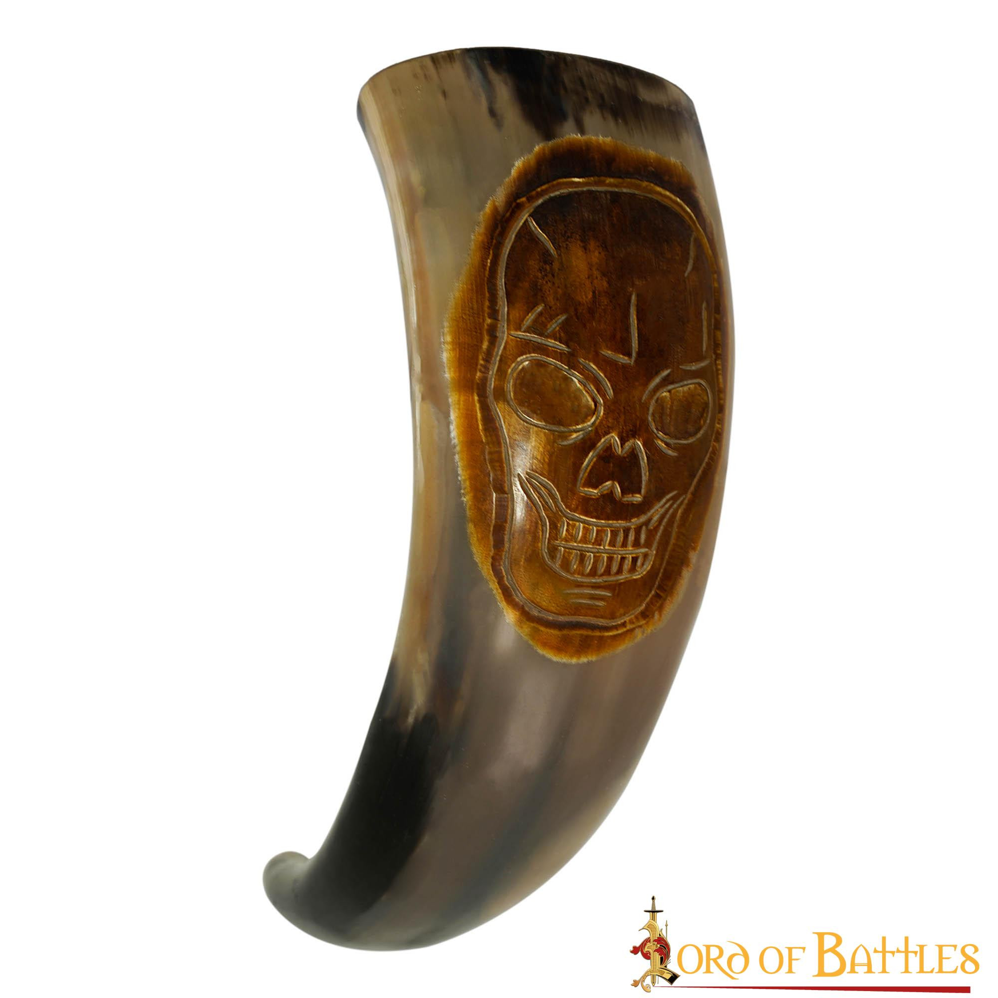 Cuerno para beber Pirata Asaltante con calavera