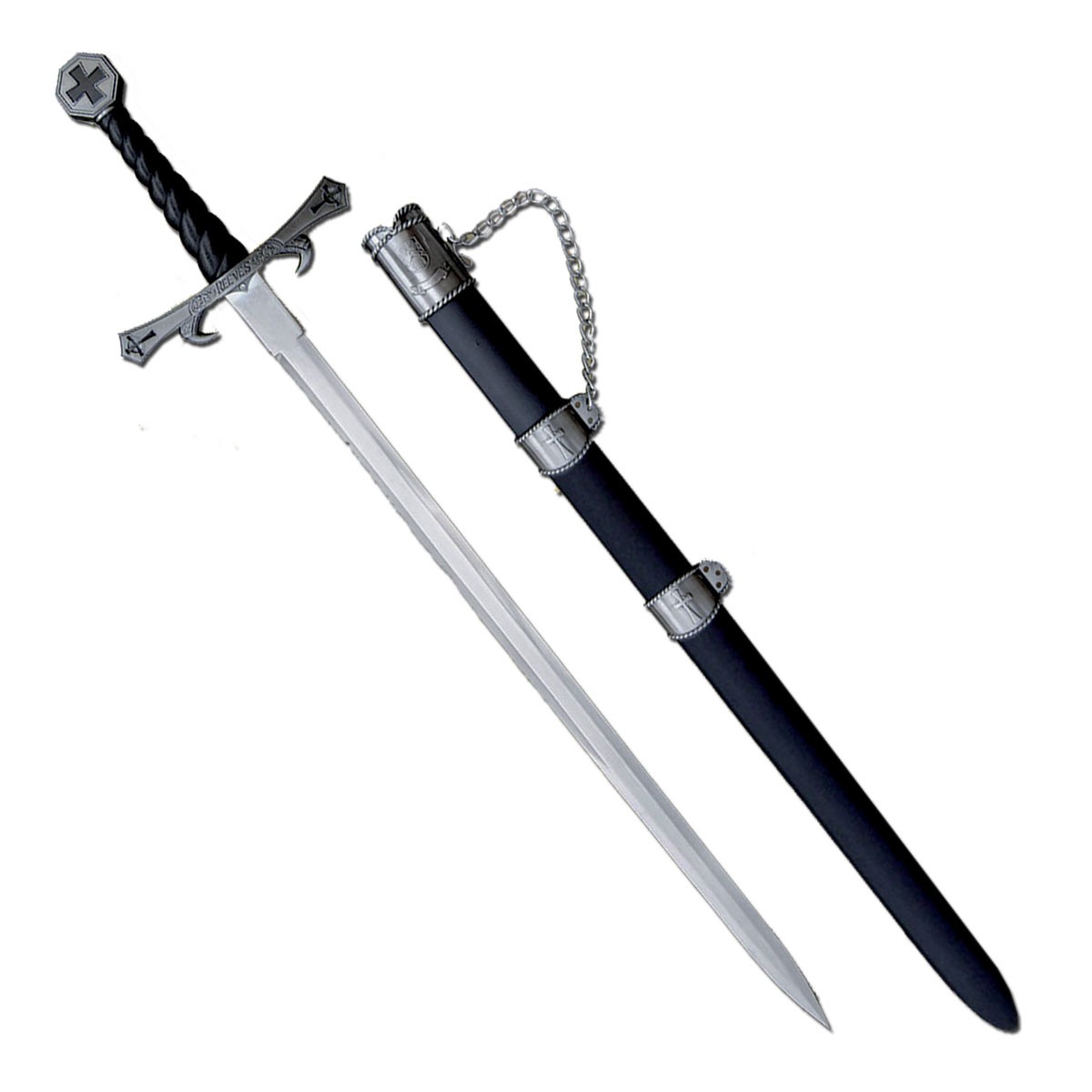 Espada Templaria con vaina (93 cms.)