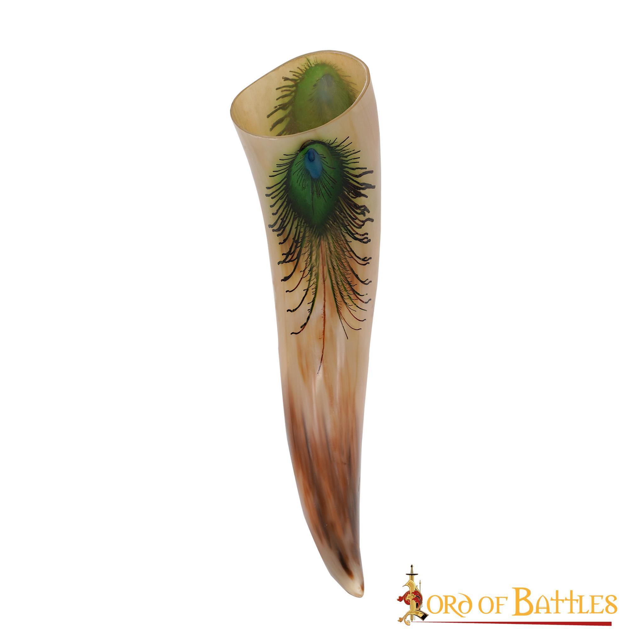 Cuerno para Beber con Diseños Ornamentados