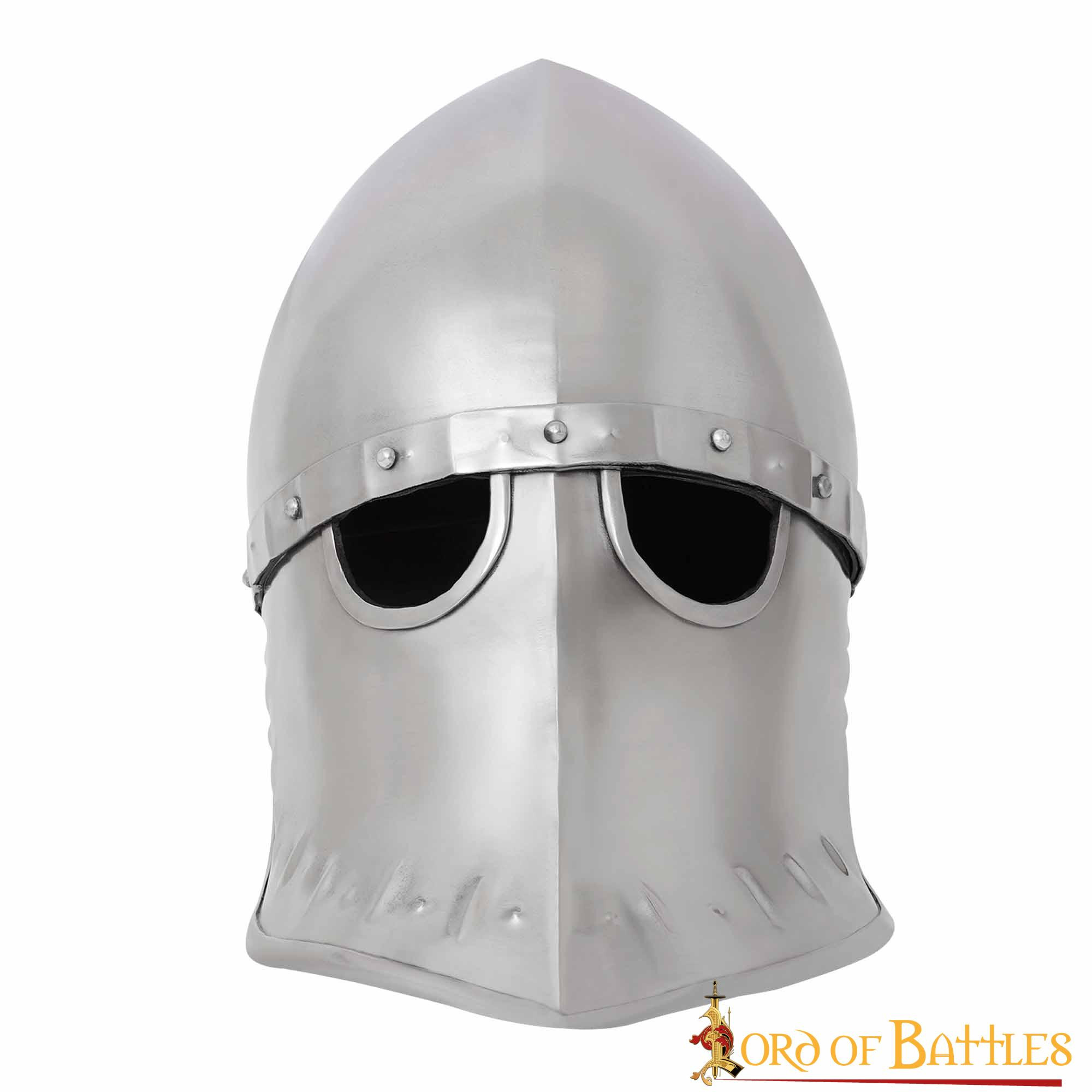 Casco Italo-Normando con antifaz (siglo XII)